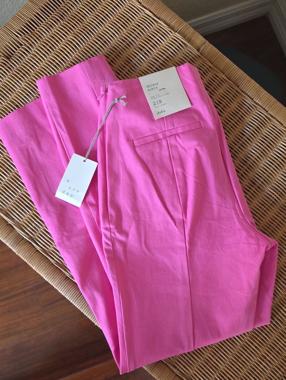 a new day Bright Pink Skinny Ankle Pants